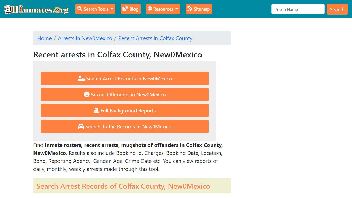 Recent arrests in Colfax County, New Mexico | Mugshots, Rosters ...